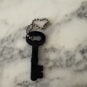 FOSSIL Key Bag Charm 2.5" Plastic Key Beaded Chain